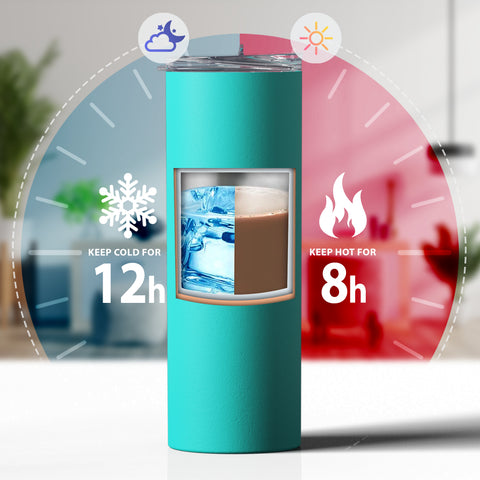 Black, Teal, Pink, White - 20 oz Tumblers with Straws and Lids